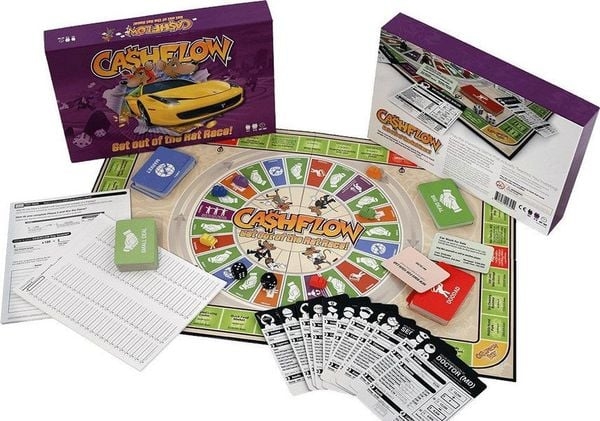 Các thành phần của trò chơi board game Cashflow