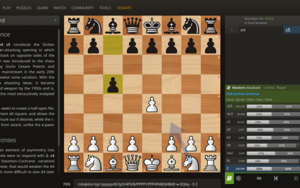 Cờ vua trực tuyến Lichess.org