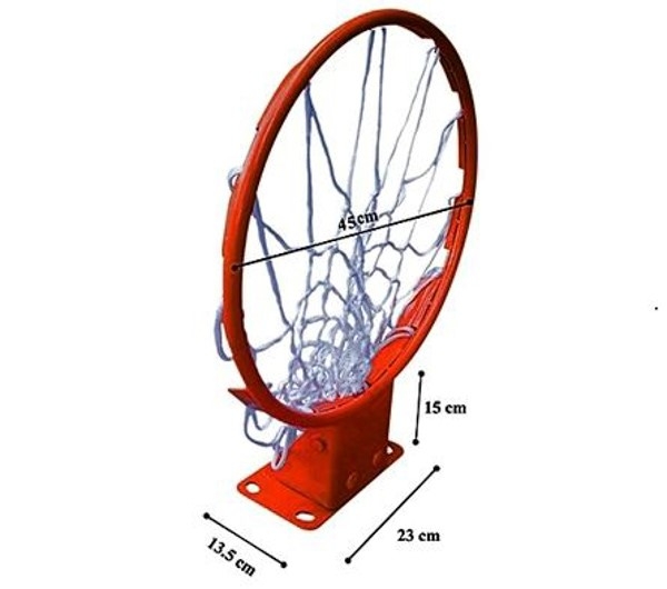 Kích thước của vành rổ bóng rổ chuẩn thi đấu