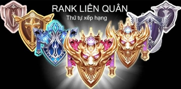 Thứ tự các rank trong Liên Quân cơ bản