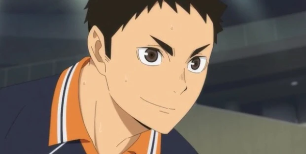 Daichi Sawamura là đội trưởng của đội bóng Karasuno