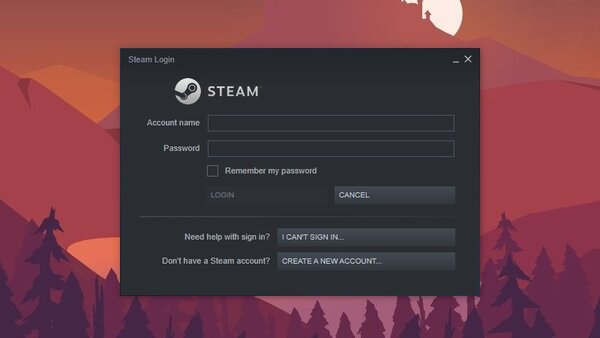 Đăng nhập vào tài khoản Steam