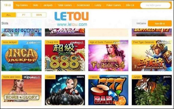 Letou top game tài xỉu uy tín nổi tiếng tại Châu Á