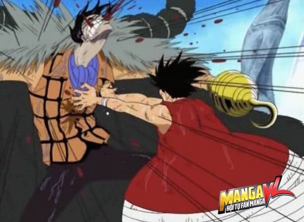 Trận chiến giữa Luffy và Crocodile được xem là trận đánh hay nhất One Piece