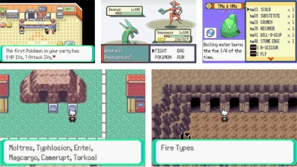 Các chế độ chơi trong Pokemon Emerald