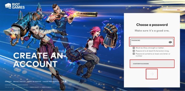 Cách tạo tài khoản Riot VN trên máy tính