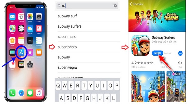 Cách tải Subway Surfers trên điện thoại iOS