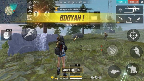 Hướng dẫn cách chơi Free Fire khi gặp đối thủ