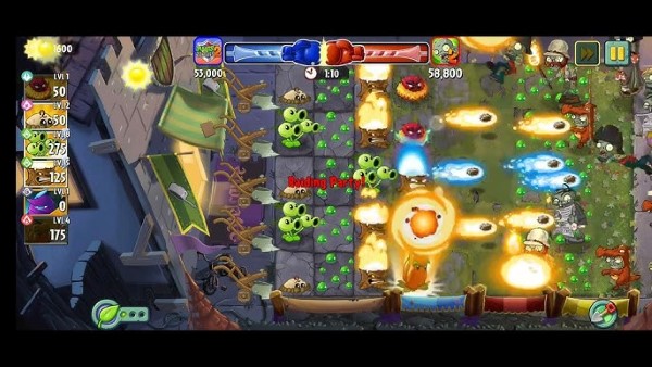 Gameplay trong Plants vs Zombies 2