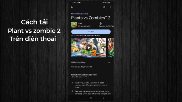 Cách tải Plants vs Zombies 2 trên điện thoại