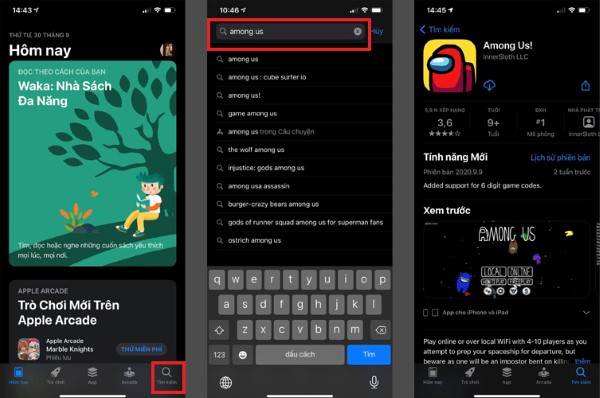 Cách tải Among Us trên IOS