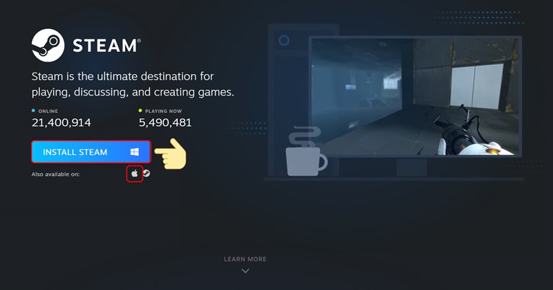 Cách tải Steam về máy tính