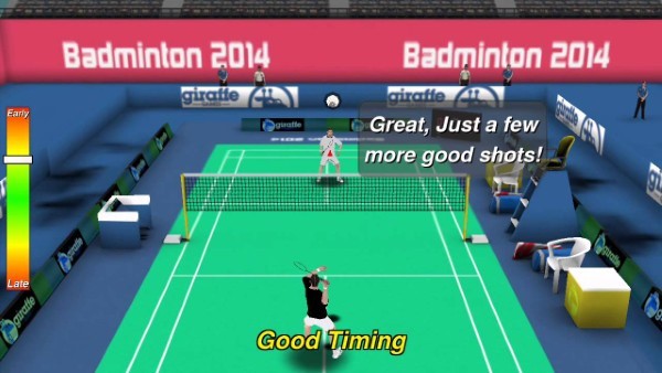 Badminton 3D tựa game đánh cầu lông 2 người trên sân đấu thực tế